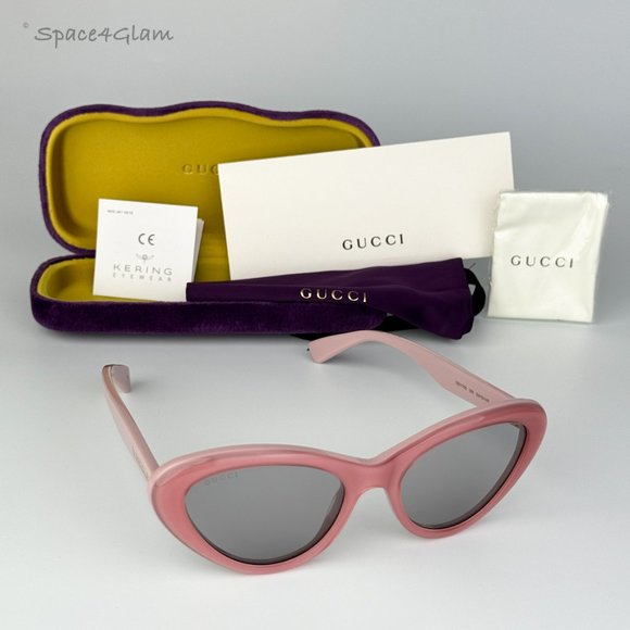 NEW Gucci GG1170S 004 Pink Grey Cat Eye Women Sunglasses GG 1170S main image 9
